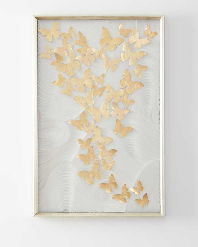 "Wings of Gold" Butterfly Wall Decor